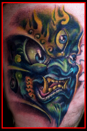 Tattoos - Aian mask - 24566